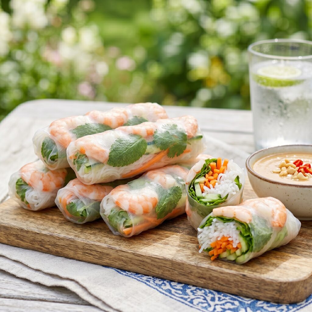 Healthy Recipe: Quick Summer Rolls & Peanut Sauce